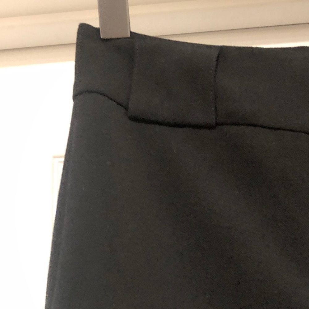 Black Women's Dress Pants - Slight Flare Leg - Picture 2 of 11